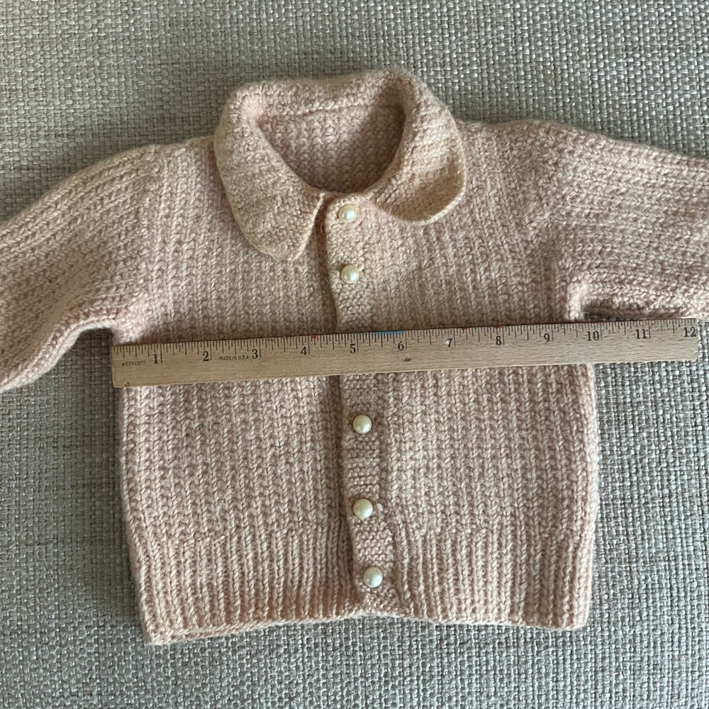 Vintage Hand Knit Baby Sweater